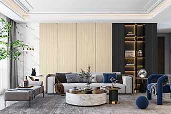 来宾轻奢风格-客厅