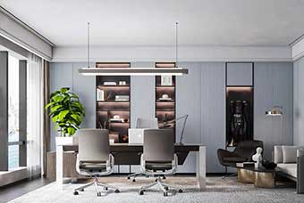 来宾轻奢风格-书房