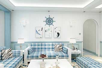 来宾地中海风格-客厅