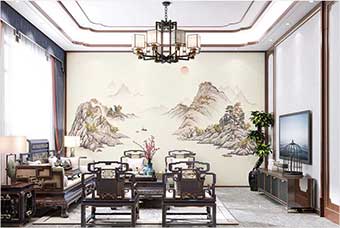 来宾森佰汇航空纤维墙咔（巴山蜀水）