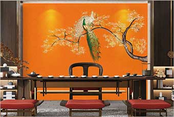 来宾森佰汇航空纤维墙咔（春花秋月）