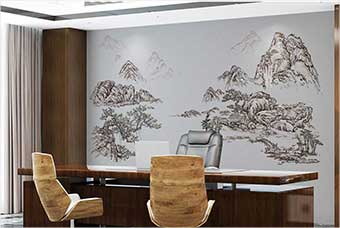 来宾森佰汇航空纤维墙咔(山水之间)