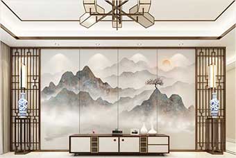 来宾森佰汇航空纤维(山水画系列)