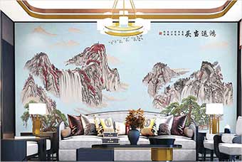 来宾森佰汇航空纤维墙咔（鸿运当头）